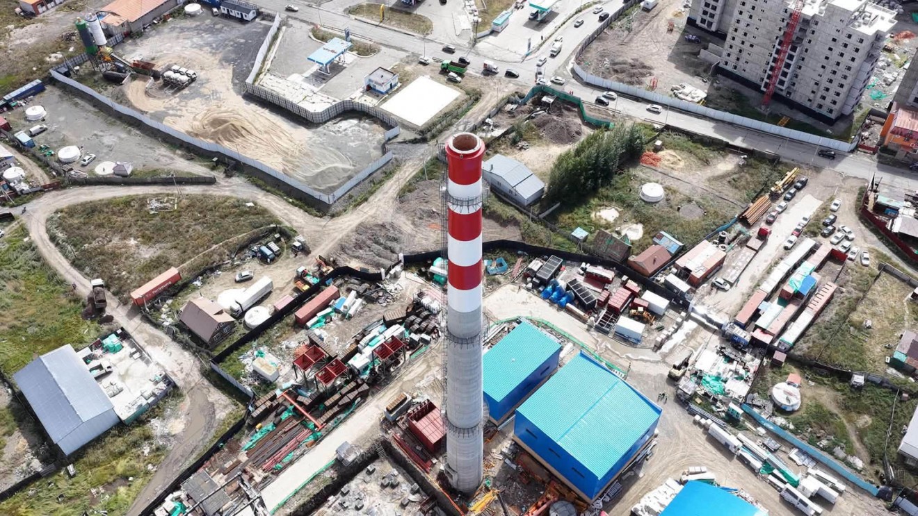 Дамбадаржаа дулааны станцын барилга угсралт 70 хувийн гүйцэтгэлтэй байна 