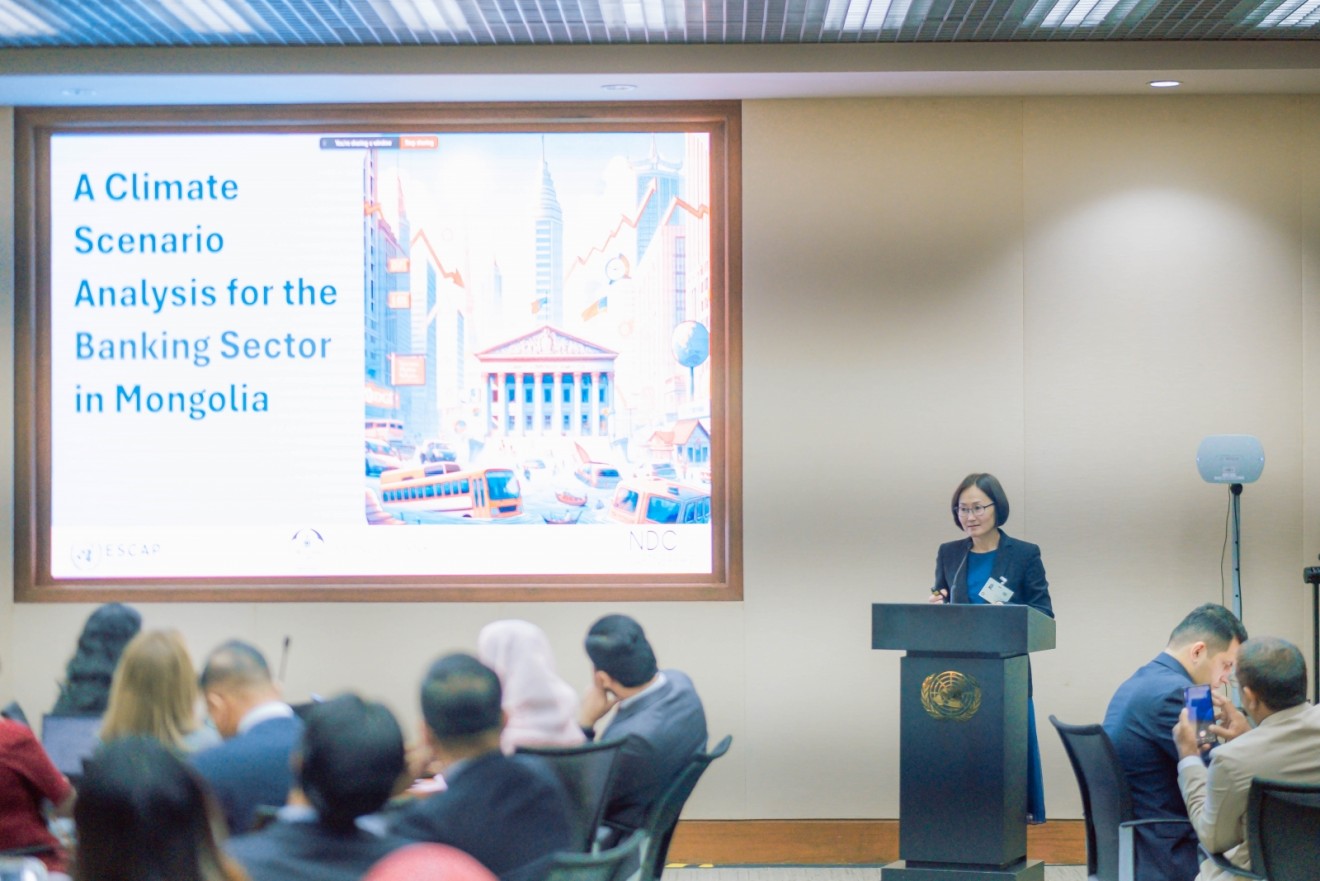 Монголбанк “Ази, Номхон далайн бүсийн NDC Clinic” арга хэмжээнд уур амьсгалын сценарь шинжилгээний туршлагаа танилцууллаа