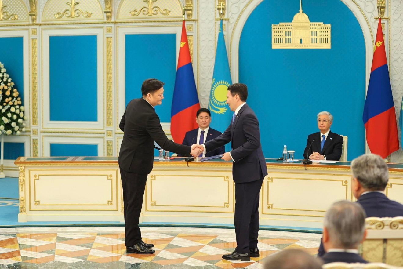 ”Эрдэнэс Монгол” нэгдэл Казакстан улсын “Самрук-Казына” сантай хамтран ажиллах санамж бичиг байгуулав