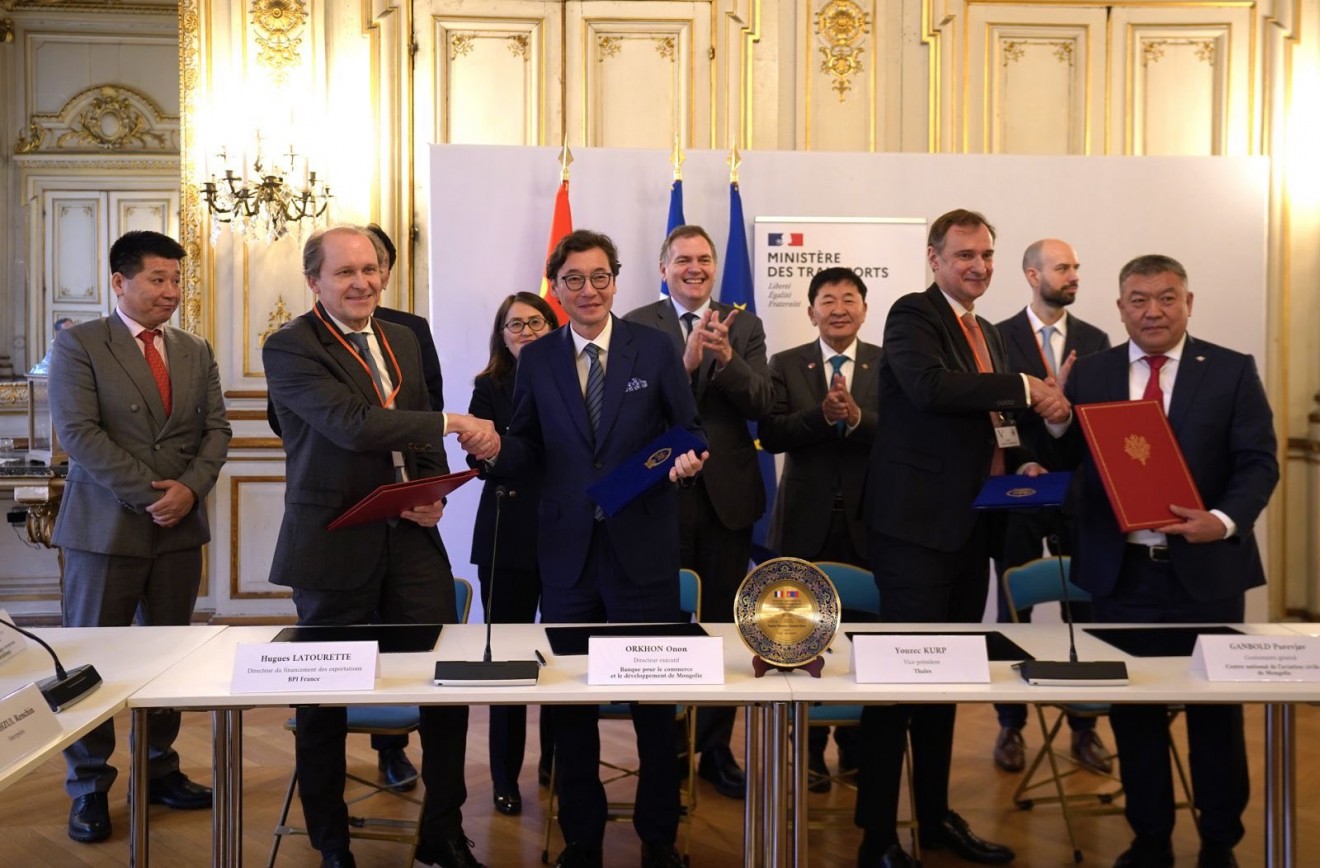 Монгол Улс агаарын навигацийн үйлчилгээг шинэчлэн сайжруулах 23 сая еврогийн санхүүжилтийн гэрээнд гарын үсэг зурлаа